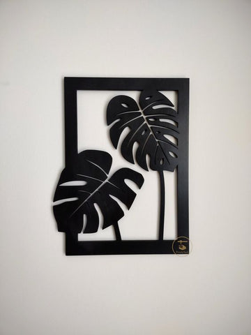 leave Laser Cutting wall art