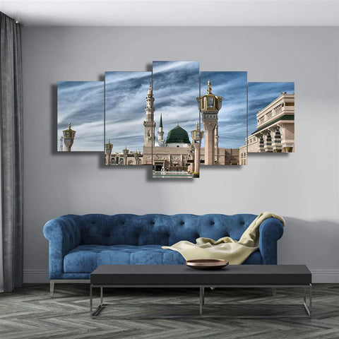 5 Pcs Islamic Wall Frame Art qr-0014