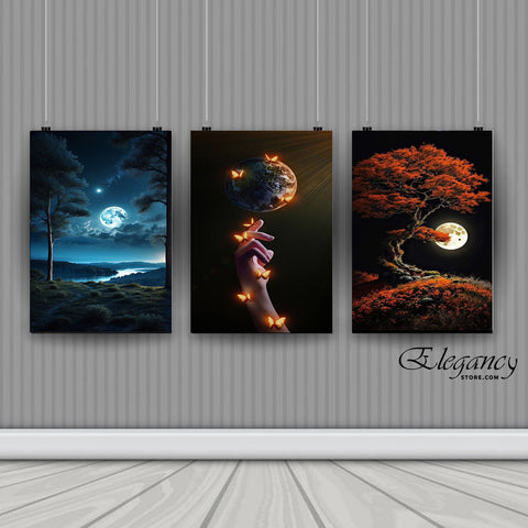 3 Pcs Wooden Wall Hanging WK-0005