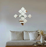 Acrylic Quadrilateral Mirror Wall