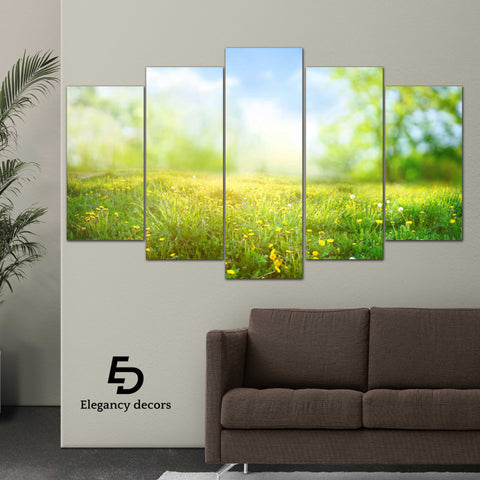 5 PCS Wall Frame Art