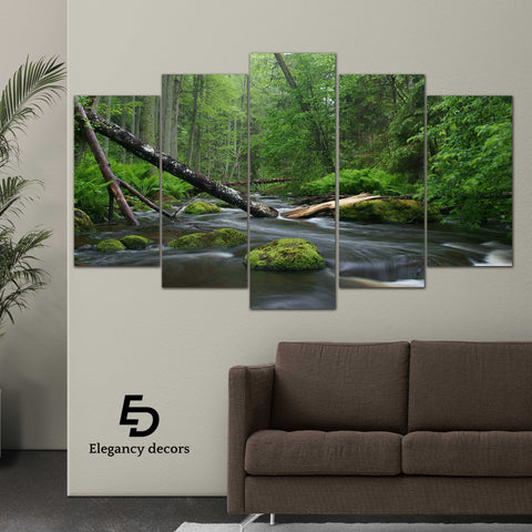 5 PCS Wall Frame Art