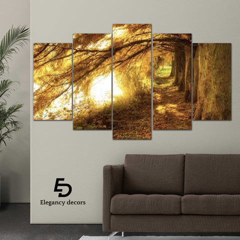 5 PCS Wall Frame Art