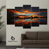 5 PCS Wall Frame Art