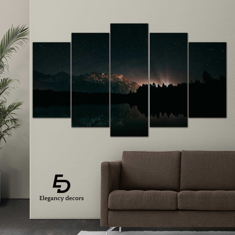 5 PCS Wall Frame Art