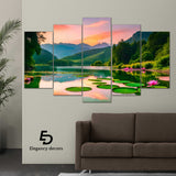 5 PCS Wall Frame Art