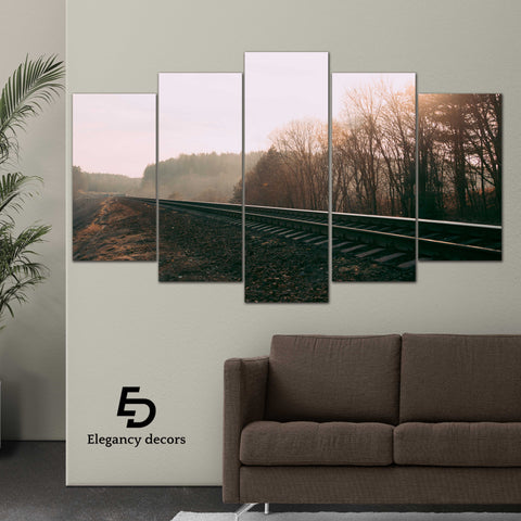 5 PCS Wall Frame Art