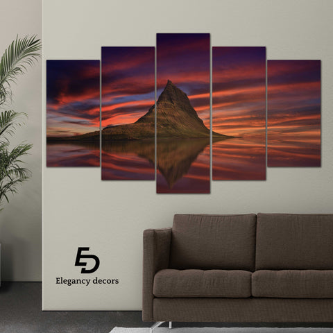 5 PCS Wall Frame Art