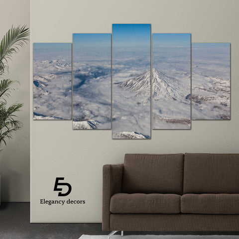 5 PCS Wall Frame Art