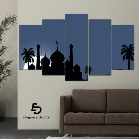 5 PCS Wall Frame Art