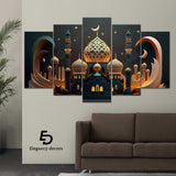 5 PCS Wall Frame Art