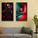 2 PCS Wall Frame Arts