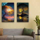 2 PCS Wall Frame Art