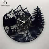 Forest Wooden Wall Clock