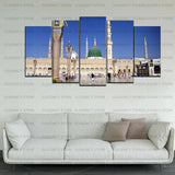 5 Pcs Islamic Wall Frame Art qr-0017